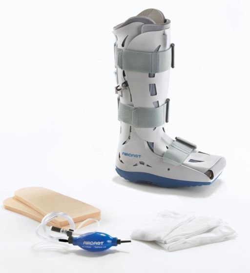 Aircast XP Diabetic Walker with hand bulb pressure gauge and dual density insole for wound care
