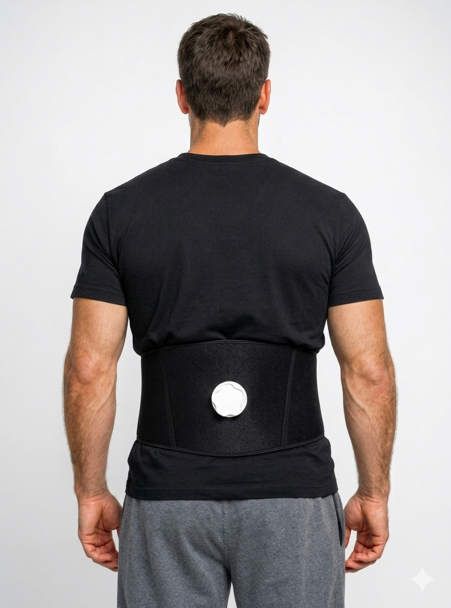 Back Ice Pack | eLife Cold Therapy Compression Wrap for Lower Back Pain Relief