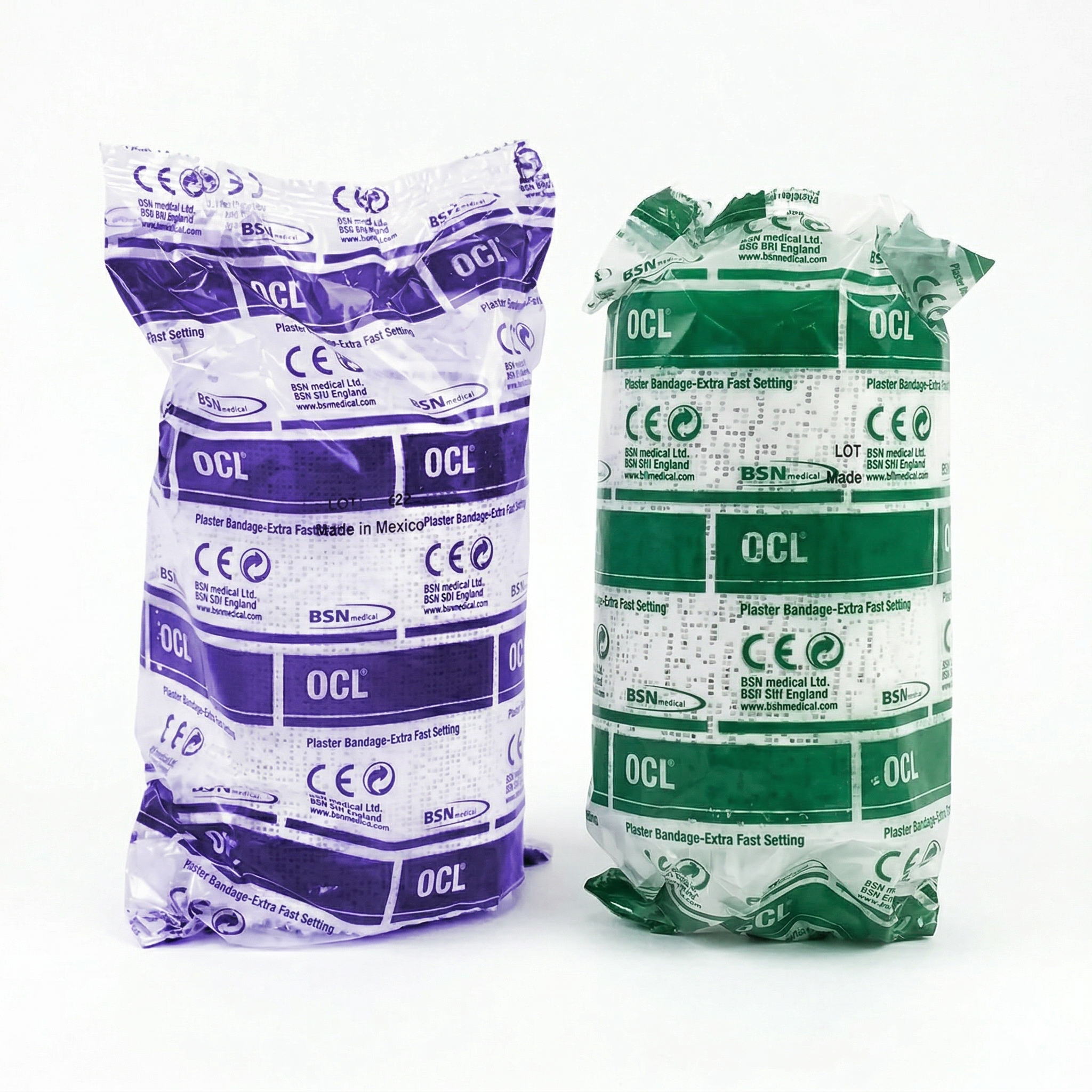 Bulk Buy 2" OCL Plaster Bandages - Medical Grade Plaster Cloth Rolls - 2" x 3yd (6 Dozen / 72 Rolls)