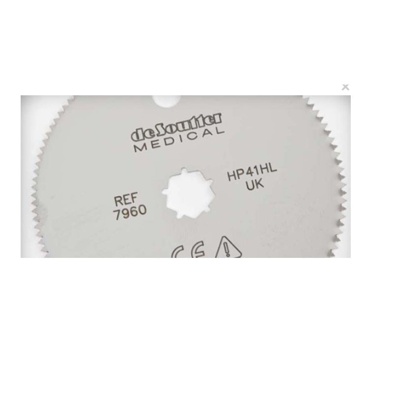 DeSoutter CC4, CC5, and CC6 (7960) 2 ½”  Circular Stainless Steel Cast Saw Replacement Blade Saw (5 pack blades) - OrthoTape.com
