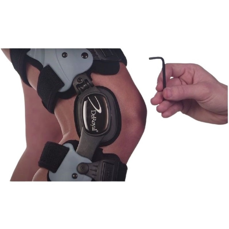 DeRoyal Single Upright OA Hinged Knee Brace - OrthoTape.com