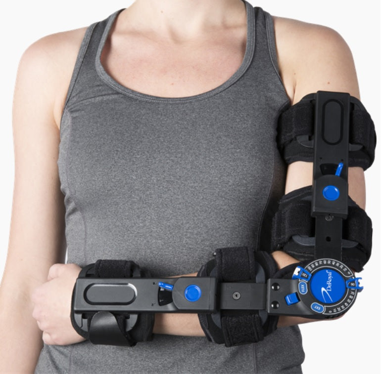DeRoyal Warrior Post-Operative Elbow Brace - OrthoTape.com