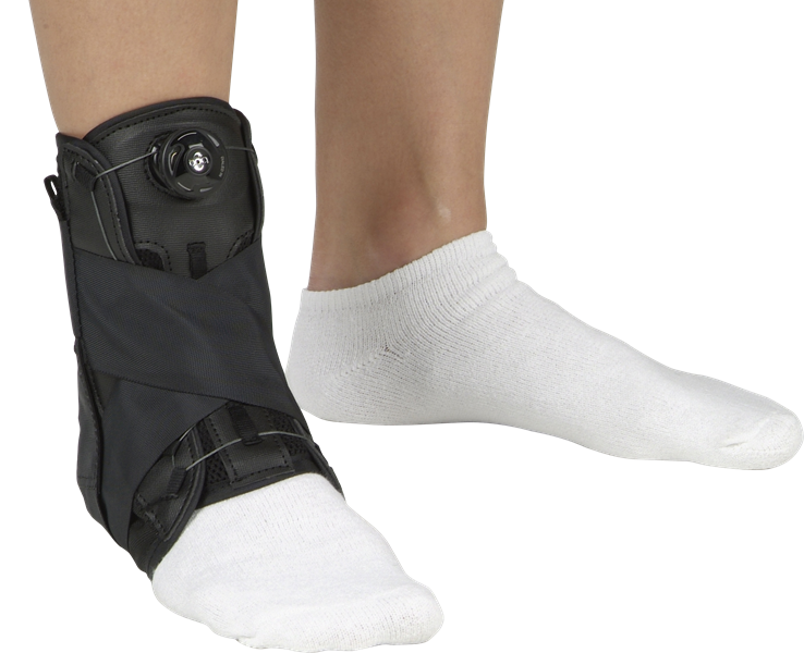 DeRoyal Sports Ankle Brace Orthosis Powered by the BOA Closure System - OrthoTape.com