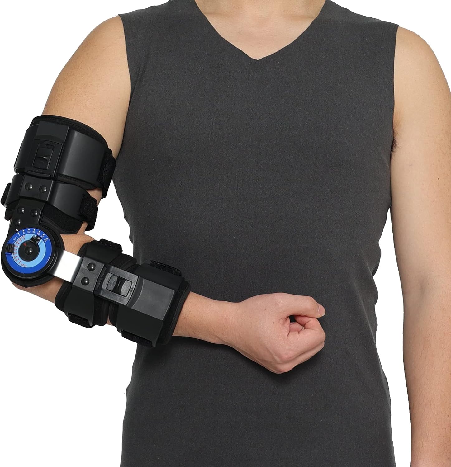 Elbow Hinged Brace | Adjustable Elbow ROM Brace - eLife - OrthoTape.com