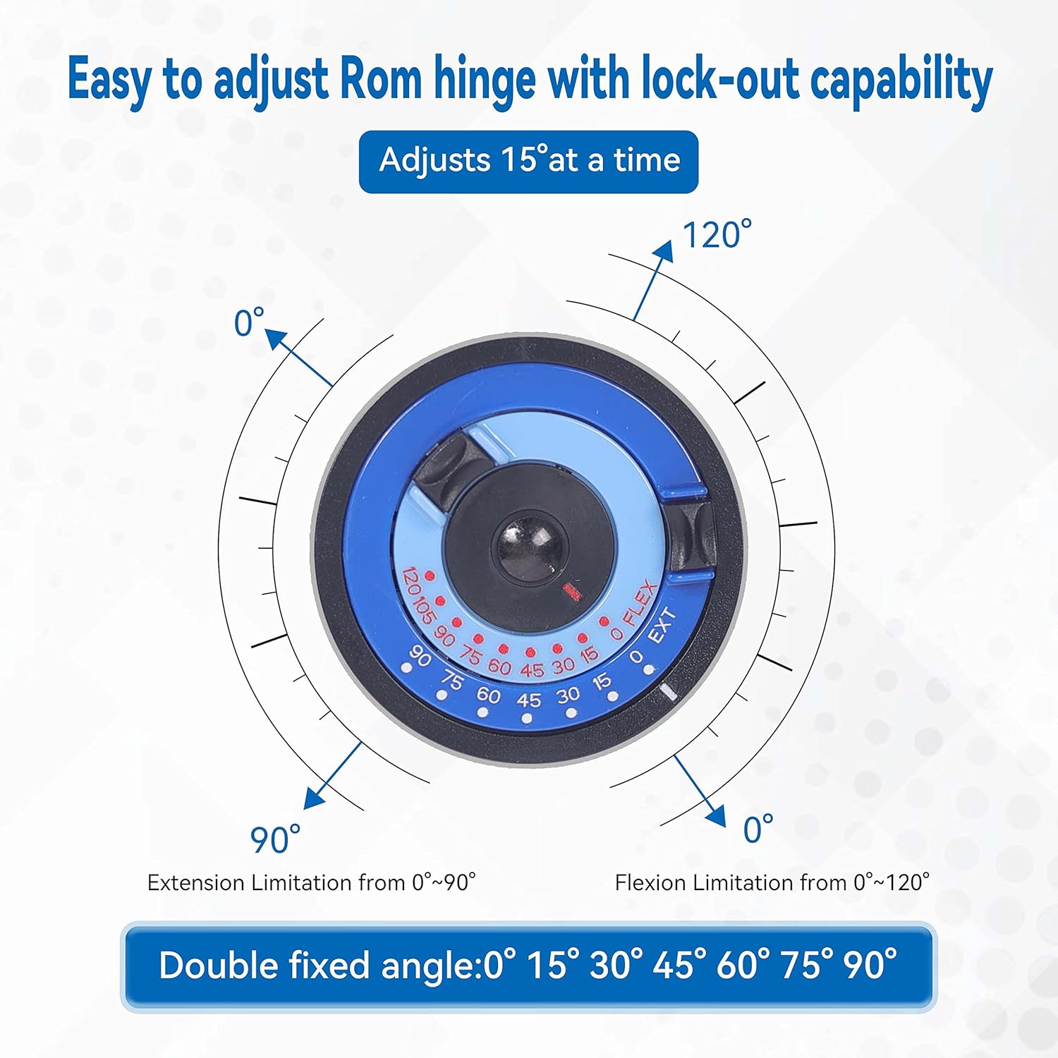 Elbow Hinged Brace | Adjustable Elbow ROM Brace - eLife - OrthoTape.com