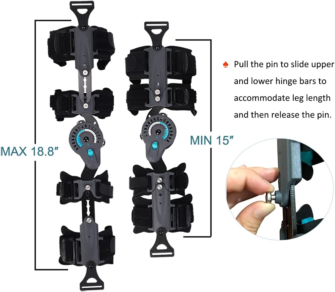 Elbow ROM Hinged Brace Extension Post-Op Range of Motion w/ Hand Grip and Sling | eLife - OrthoTape.com