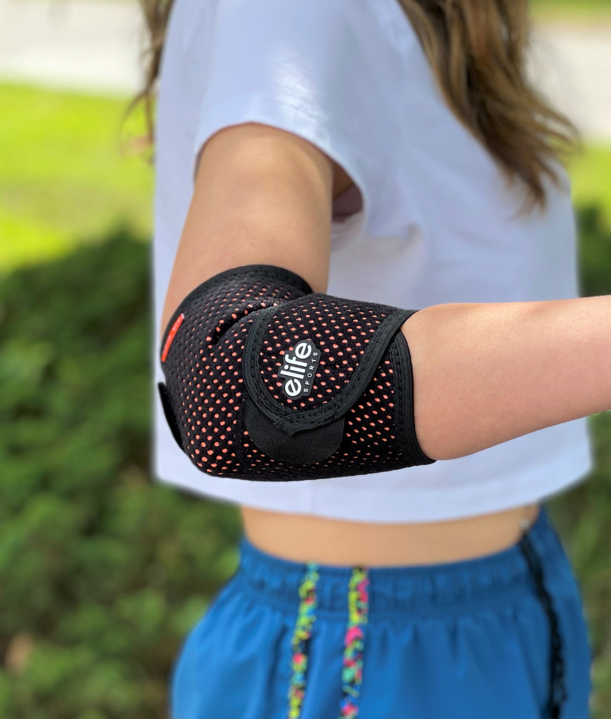 eLife Cool-Fit Adjustable Comfort Cool Breathable Elbow Support Brace | Wrap - OrthoTape.com