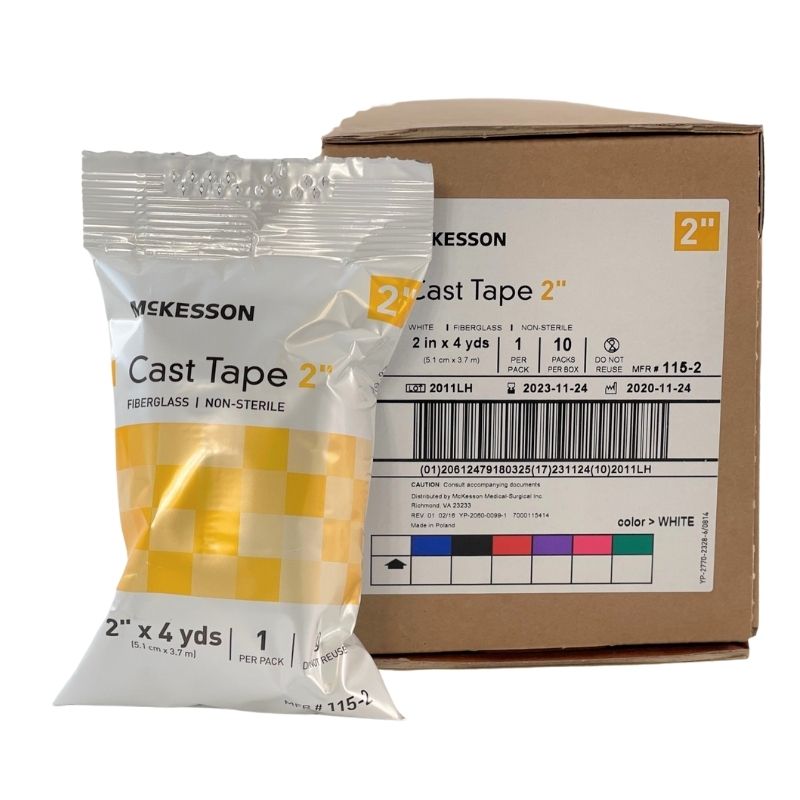 McKesson Fiberglass Casting tape 2 INCH X 4YRDS |10 Rolls/box| - OrthoTape.com