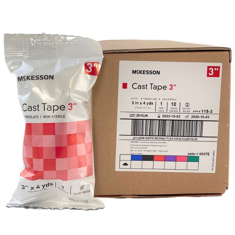 McKesson Fiberglass Casting tape 3 INCH X 4YRDS |10 Rolls/box| - OrthoTape.com