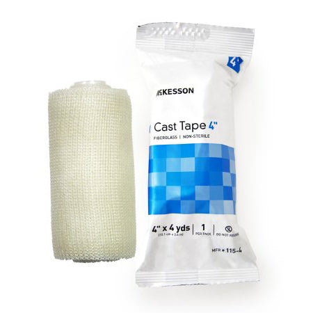 McKesson Fiberglass Casting tape 4 INCH X 4YRDS |1 ROLL| - OrthoTape.com