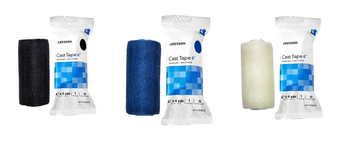 McKesson Fiberglass Casting tape 4 INCH X 4YRDS |10 Rolls/box| - OrthoTape.com