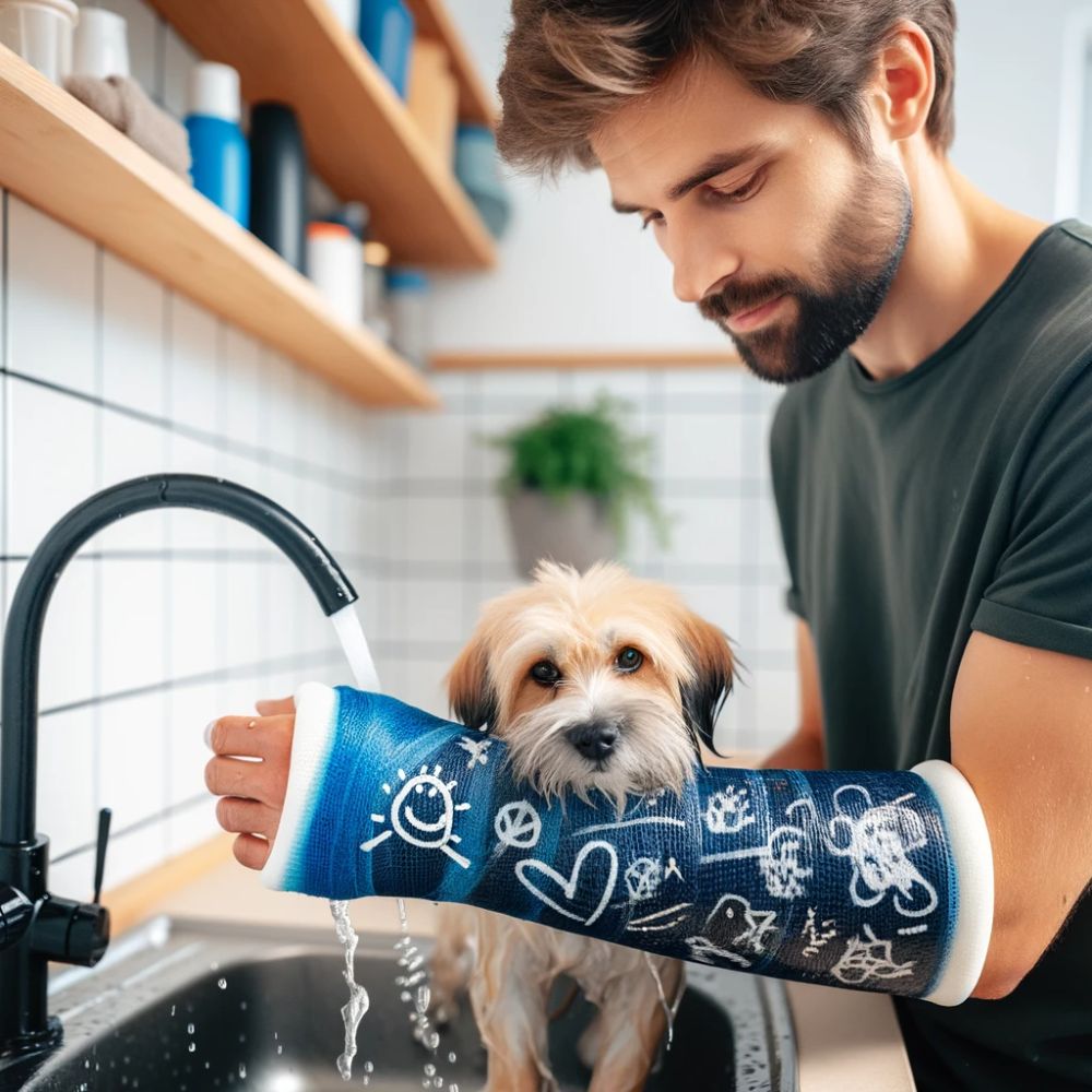 Waterproof Cast | Short Arm Cast Kit - OrthoH20 - OrthoTape.com