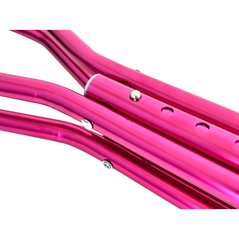 Hot Pink Crutches for Adults and Kids Underarm Aluminum Crutch - 1 PAIR - OrthoStix - OrthoTape.com