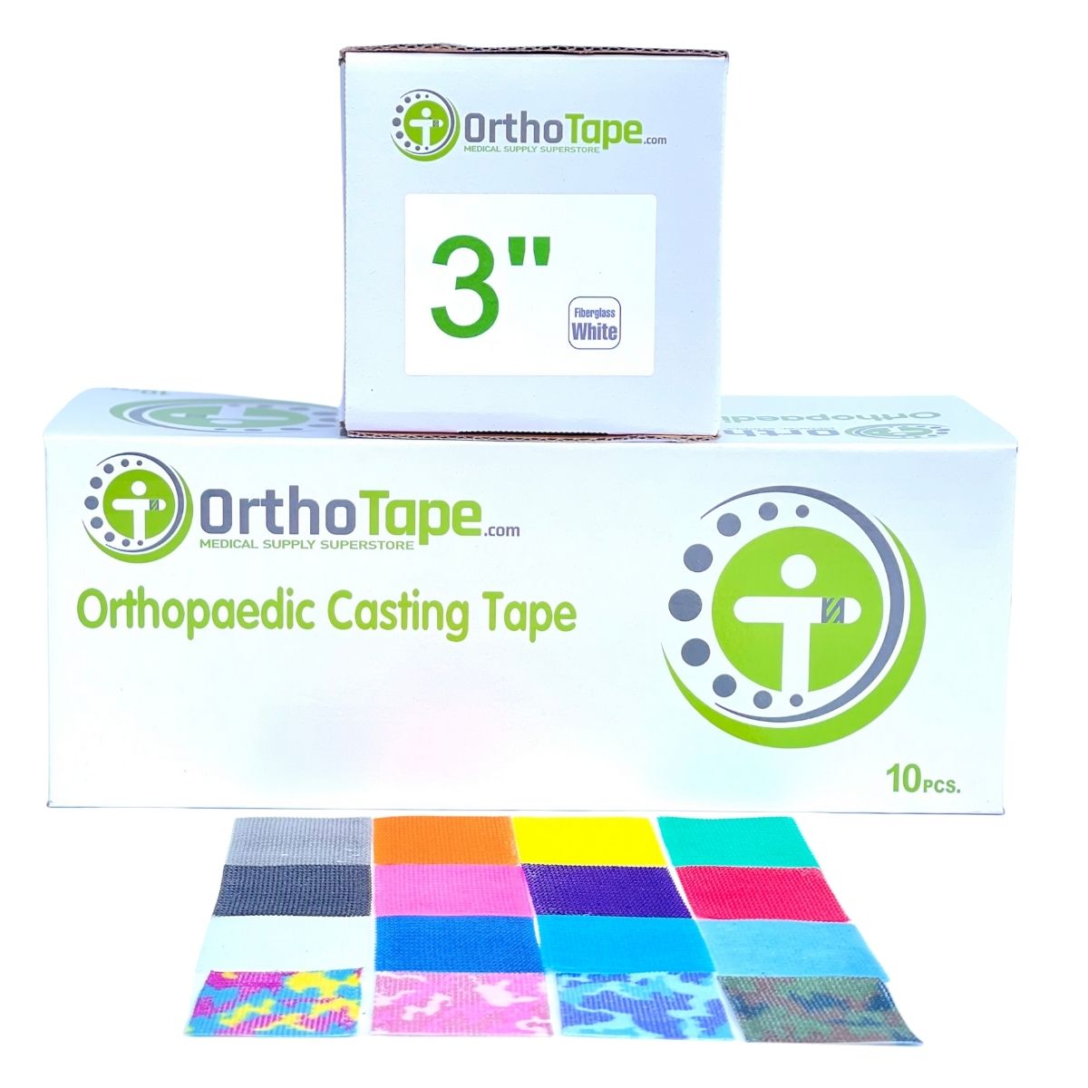 OrthoTape Premium Fiberglass Cast Tape |3 INCH - 10 ROLL BOX| - OrthoTape.com