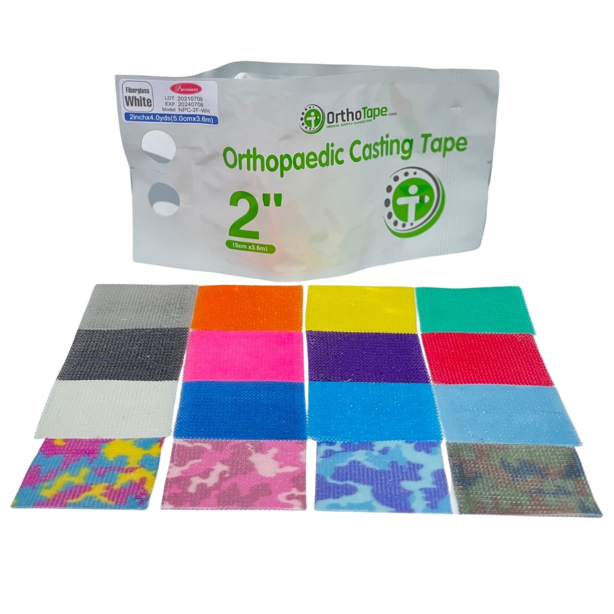 OrthoTape Premium Fiberglass Casting Tape |2 INCH - 1 ROLL | - OrthoTape.com