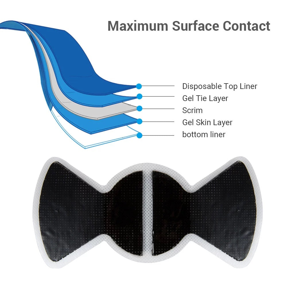 Wireless Tens Unit Machine Replacement Pads |4 PACK| - OrthoTape - OrthoTape.com
