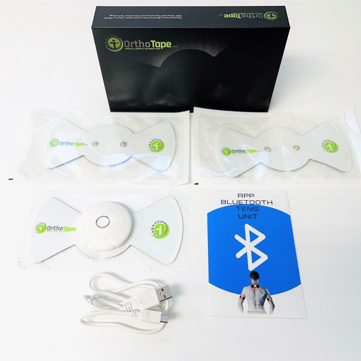 Wireless Tens Unit Machine | w/App Control | Back Pain Sciatica Period Pain - OrthoTape.com