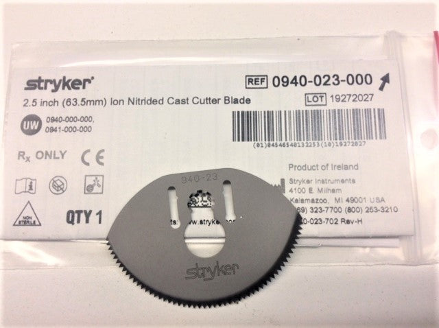 Stryker Cast Cutter Saw Blade 940-23 Ion Nitrided - OrthoTape.com