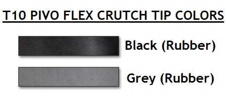 Walk Easy Pivoflex Crutch Tips with Flex Action T10 (3-pairs) - OrthoTape.com