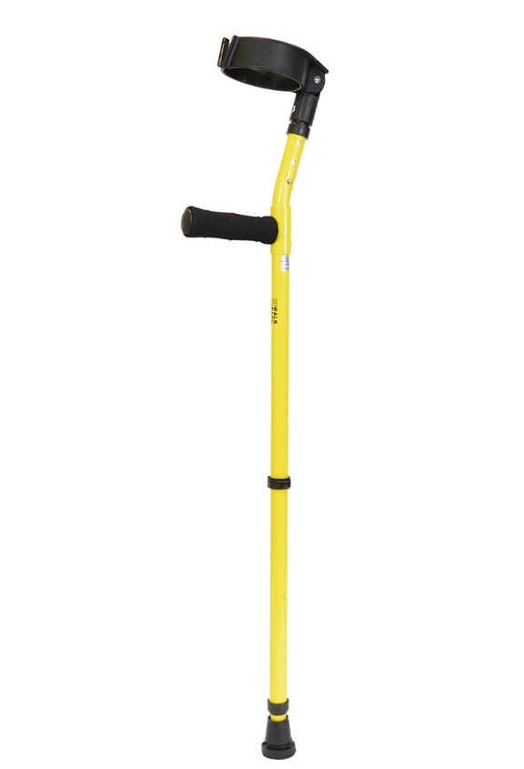 Walk Easy 490 Adult forearm Crutches Adjustable 4" Full Cuff (pair) - OrthoTape.com