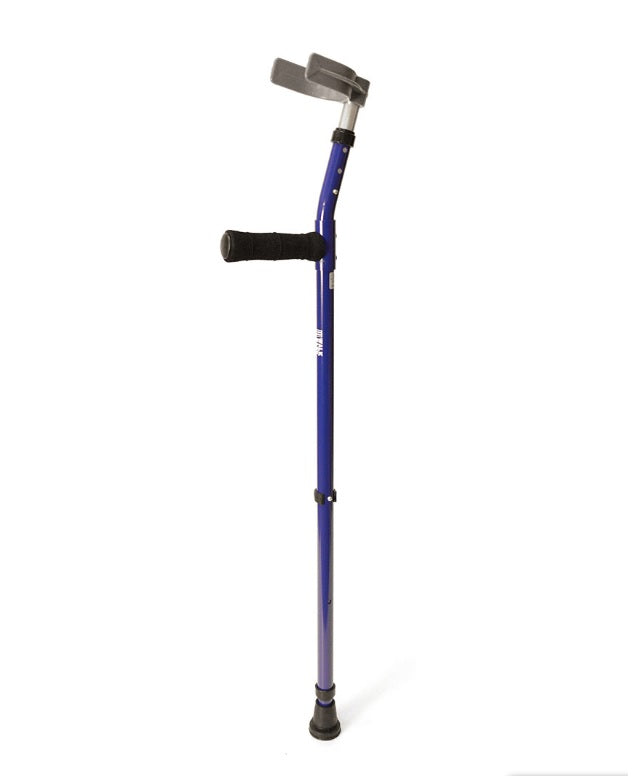 Walk Easy Adult Forearm Crutches Adjustable Half Cuff Model 494 (pair) - OrthoTape.com
