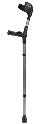 Walk Easy Adult Forearm Crutches w/Half Cuff Anatomic Grip Model 496 (pair) - OrthoTape.com