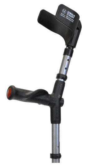 Walk Easy Adult Forearm Crutches w/Half Cuff Anatomic Grip Model 496 (pair) - OrthoTape.com