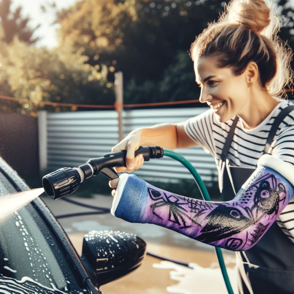 Waterproof Cast | Long Arm Cast Kit - OrthoH20 - OrthoTape.com