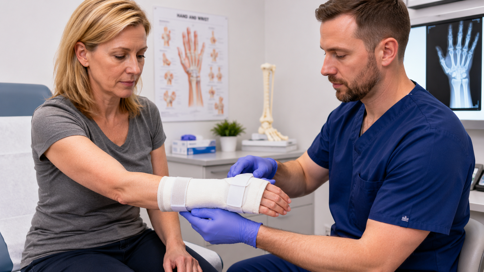 Types of Wrist and Hand Splints: Sugar Tong, Volar, Thumb Spica & Ulnar Gutter