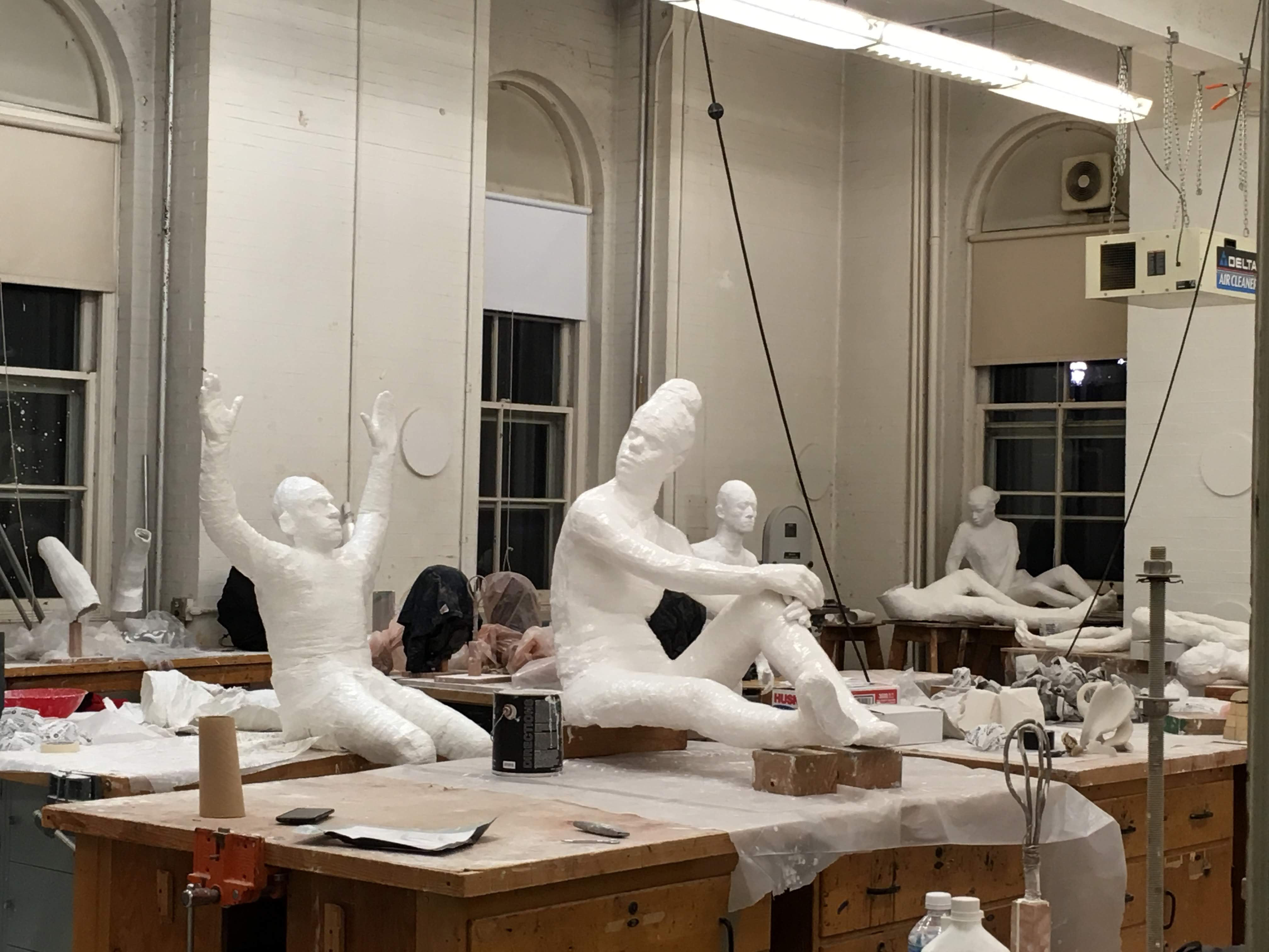 Art Reacting to Art: Plaster Bandage Life Casting