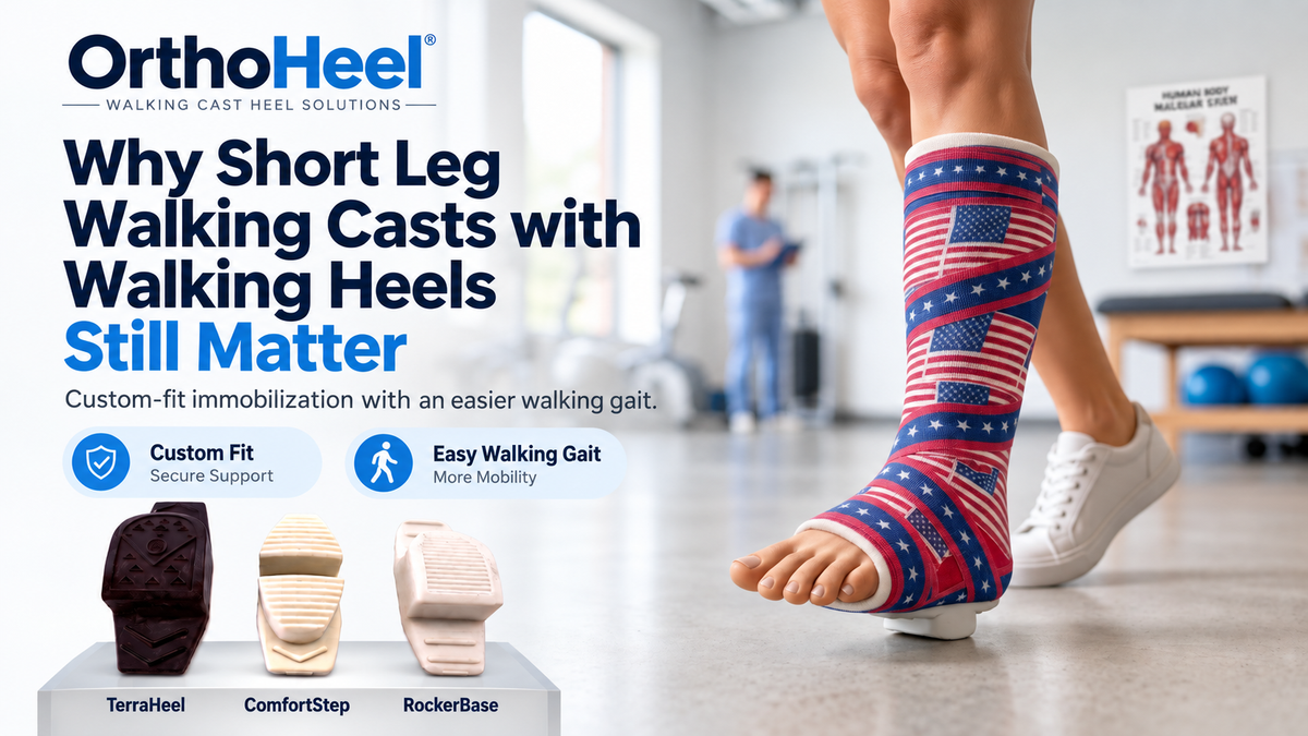 Why Short Leg Walking Casts with Walking Heels are Better