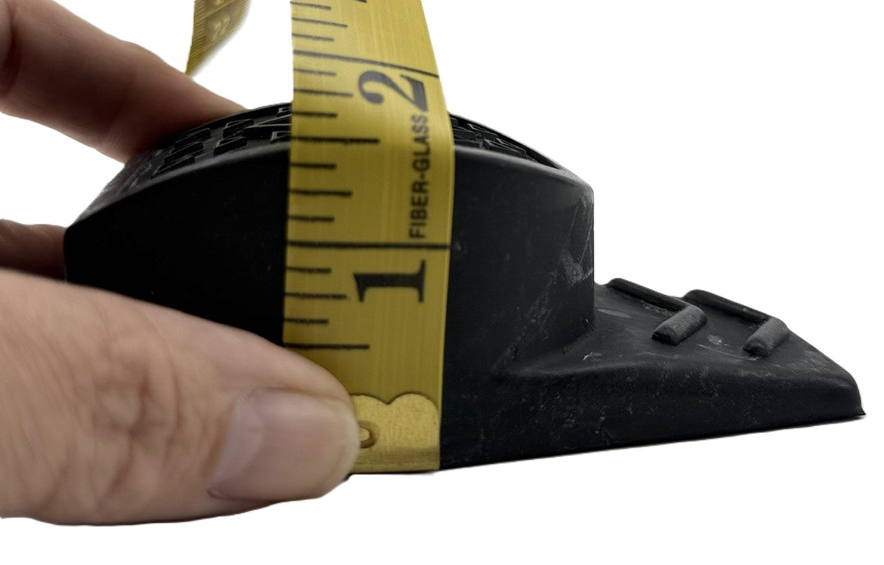 OrthoTape Walking Cast Heel | Rubber Orthopedic Heel for Short Leg Cast