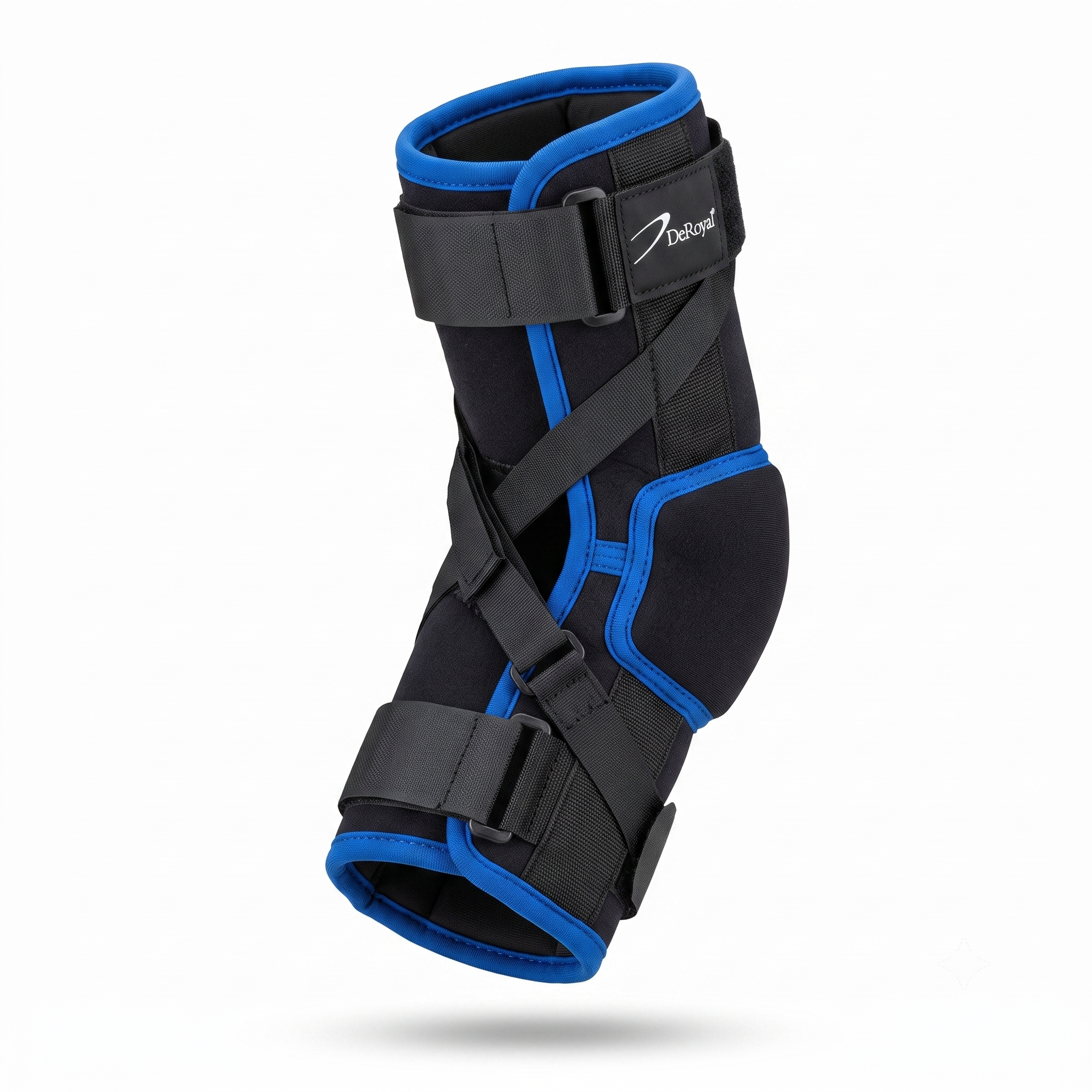 DeRoyal Hypercontrol Elbow Brace Hyperextension Protection for Football Basketball on a white background