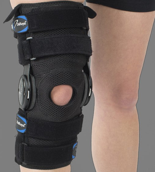 DeRoyal Warrior II Hinged Knee Brace | ACL PCL MCL Support