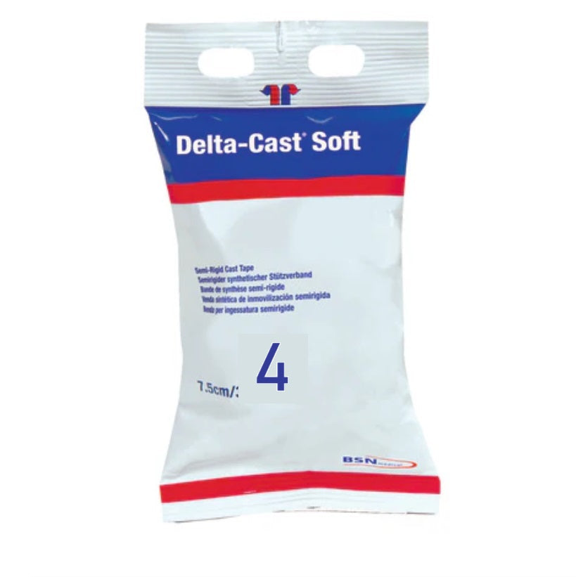 Delta Soft Cast Fiberglass Casting Tape 4 Inch 10 rolls /bx