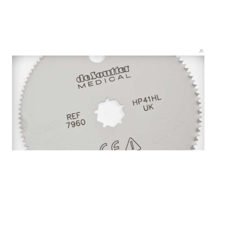 DeSoutter  (7960) 2 ½” (64mm diameter) Circular Stainless Steel Cast Saw Replacement Blade  (5 pack blades)