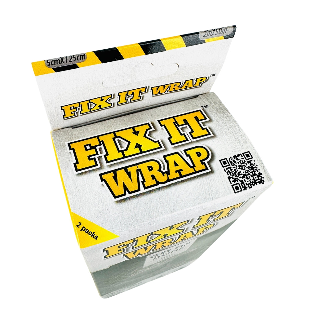 Fix It Wrap 2 PACK Strong Fiber Weld Fix Repair Tape and Heat Exhaust Wrap | 2 INCH X 60 in| 2-PACK - OrthoTape.com