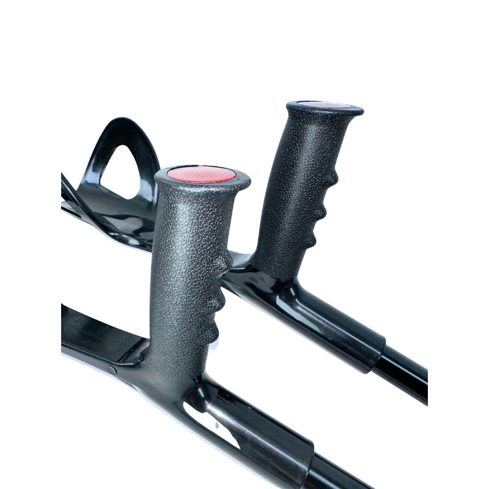 OrthoStix Foldable Half Cuff Forearm Crutches |Adult 4 ½ inch Half Cuff|- PAIR
