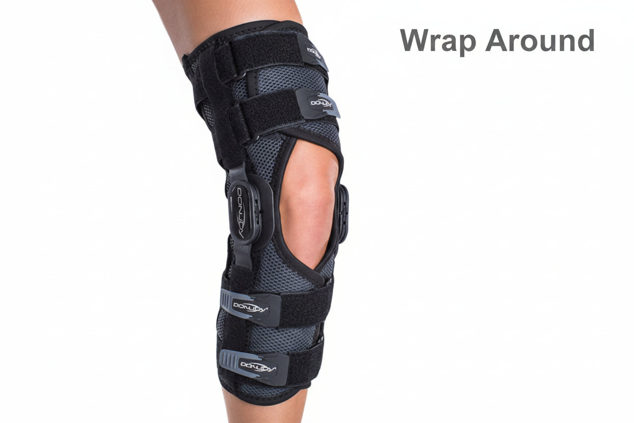 DonJoy Playmaker II Knee Brace – Ligament Support Brace with Spacer Fabric