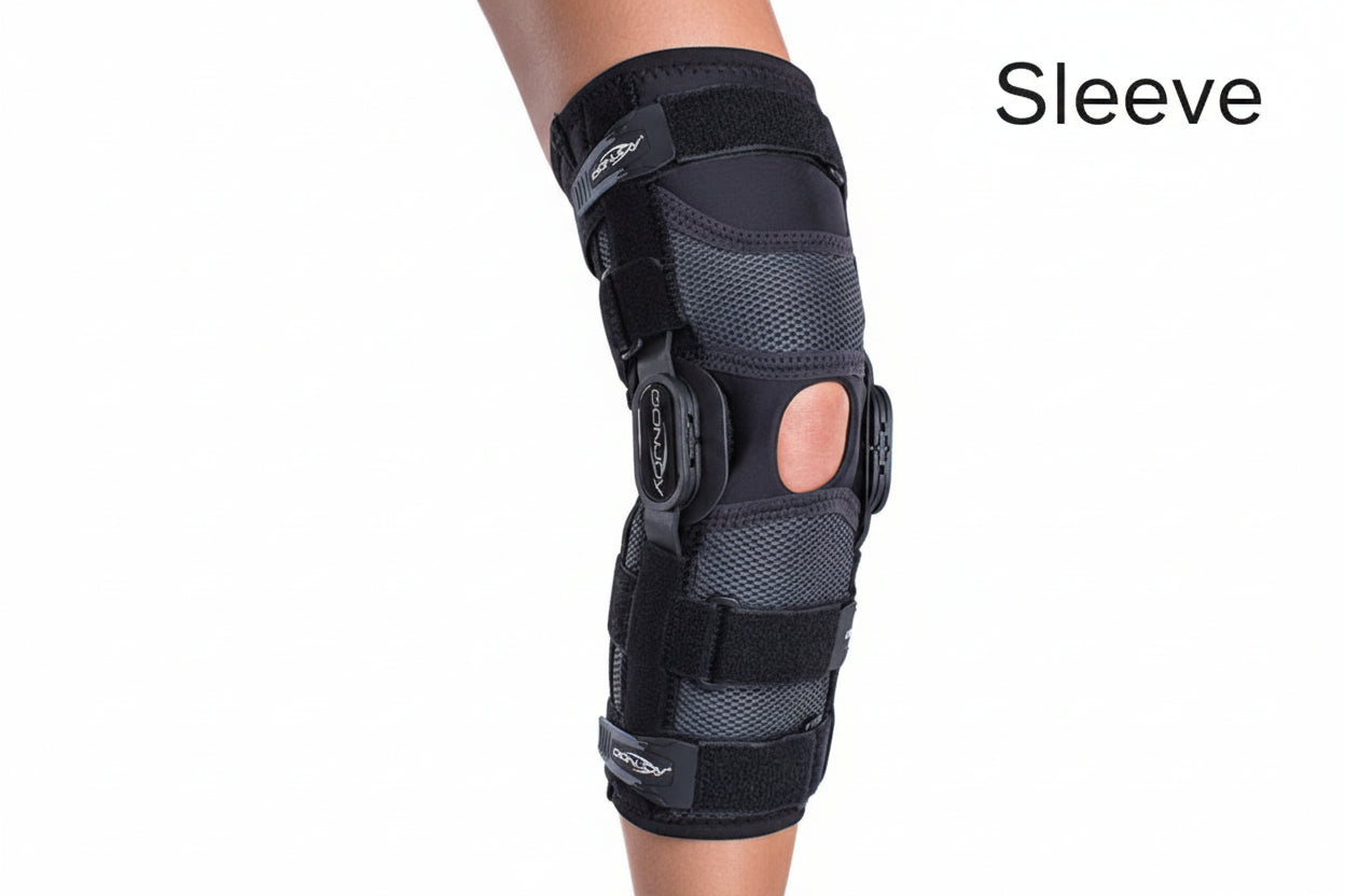 DonJoy Playmaker II Knee Brace – Ligament Support Brace with Spacer Fabric