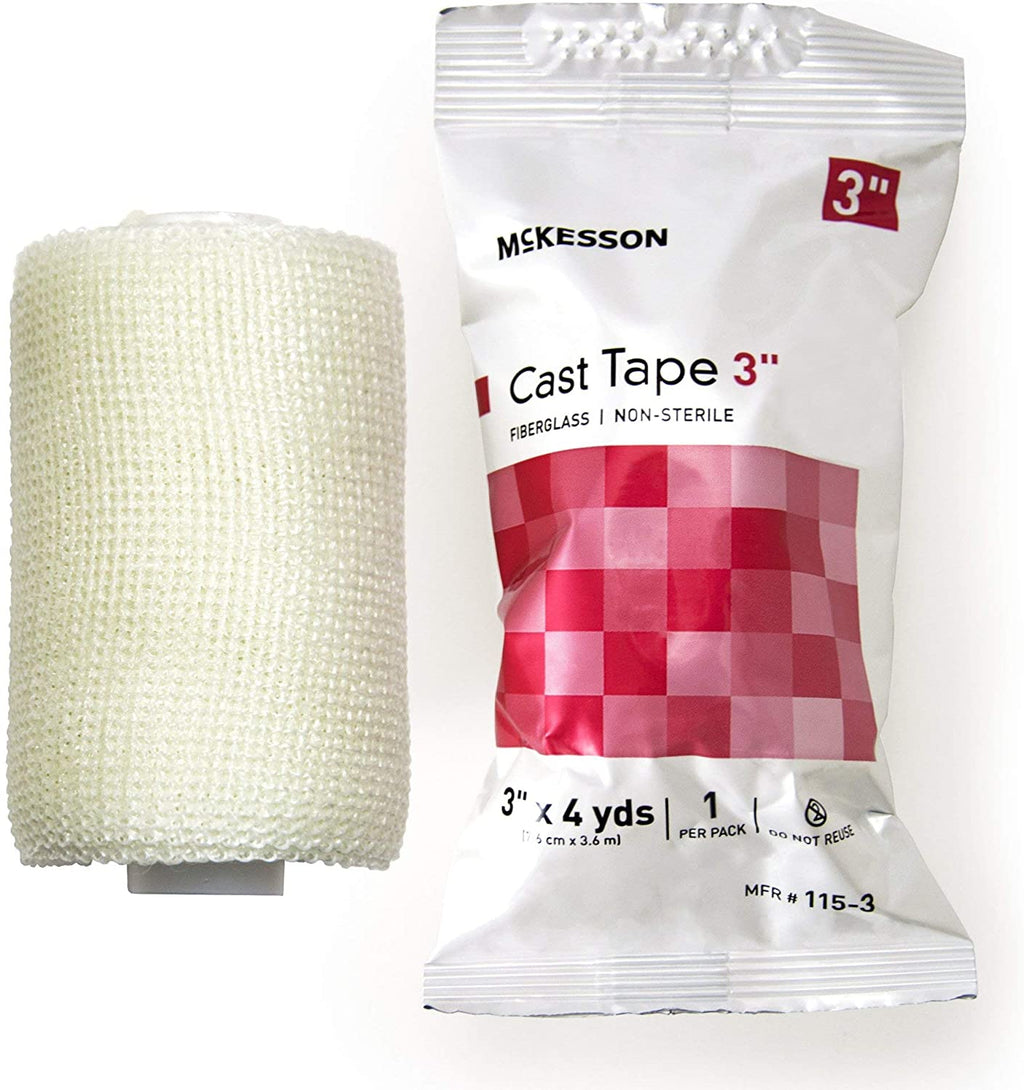 Fiberglass Rool Casting McKesson Fiberglass Casting tape 3 inch X 4 yards 1 roll