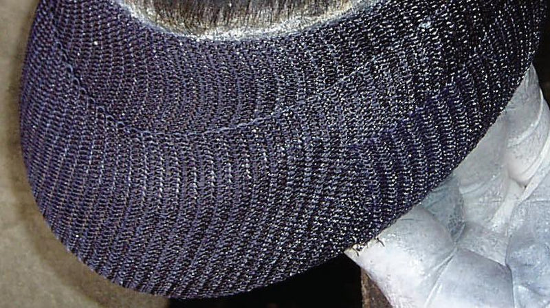 Horizontal crack in horse hoof Equine Hoof Casting| Compare to Equicast