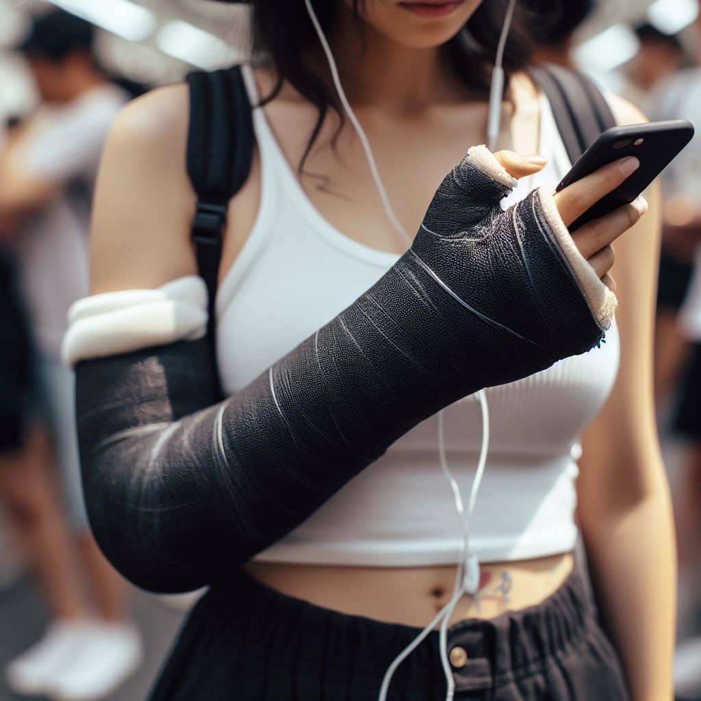 Long Arm Cast Kit — Full Arm Cast for Broken Humerus | OrthoTape