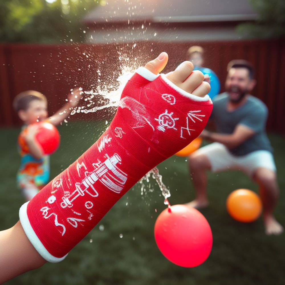 Waterproof Cast | Short Arm Cast Kit - OrthoH20 - OrthoTape.com