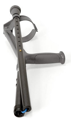 WalkEasy folding forearm crutches collapsed dimensions